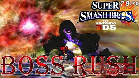 Super Smash Bros 3ds Boss Rush All Boss Fights Youtube