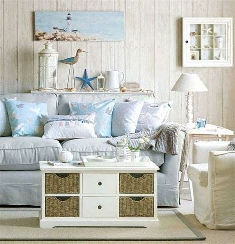 34 Inspiring Beachy Farmhouse Living Room Decor Ideas Hmdcrtn