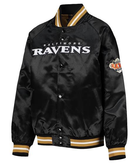 Raglan Full Snap Baltimore Ravens Black Jacket Jackets Creator