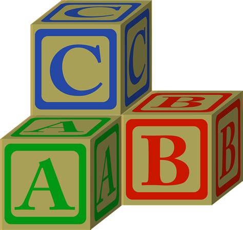 Download Abc Alphabet Blocks Royalty Png No Background