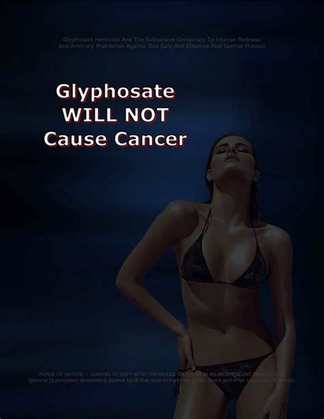 Glyphosate Herbicide Will Not Cause Cancer The Glyphosate Expert Panel Of Scientists