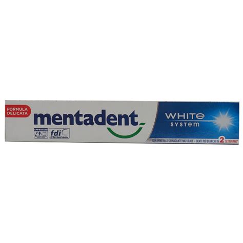 Mentadent Toothpaste 100 Ml White System Tarraco Import Export