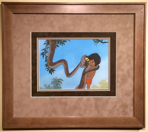 Animation Collection Original Production Cel Of Mowgli And Kaa From