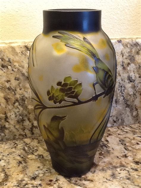 Antique Cameo Glass Vase Collectors Weekly