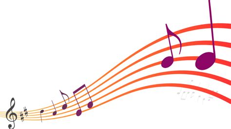 Colourful Music Notes Transparent Png Stickpng