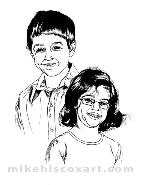 Cousins Portrait Inks By Maxahiss On Deviantart