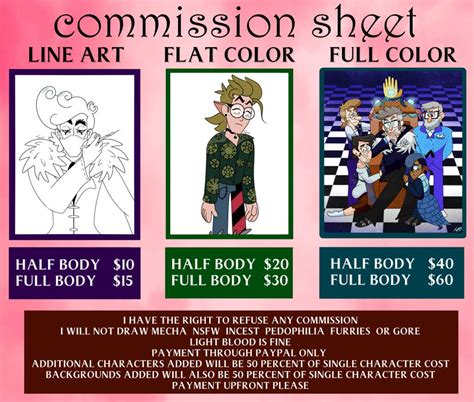 Art Commission Template