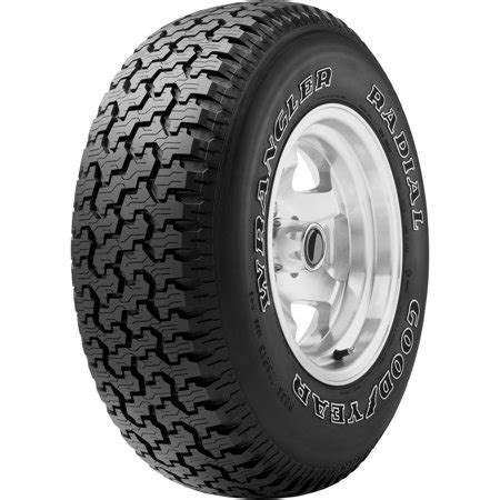 Primary metrics and data points about goodyear tire & rubber. Goodyear Wrangler Radial Tire P235/75R15 105S - Walmart.com