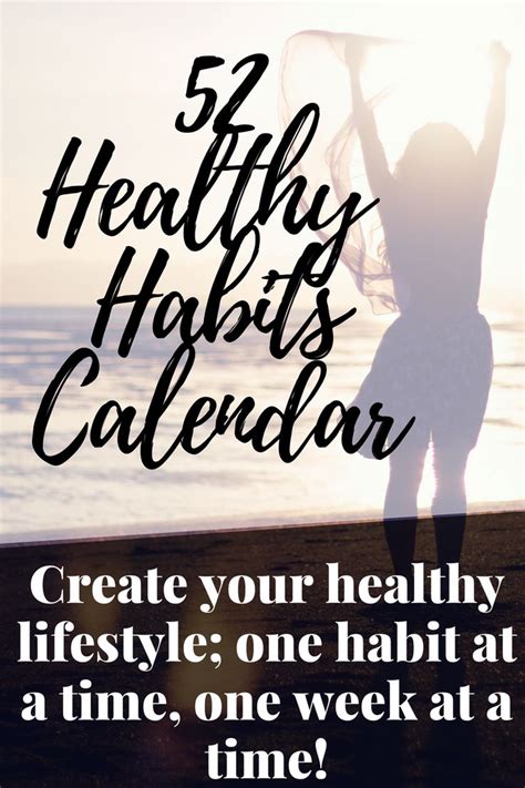 The 52 Healthy Habits Calendar Helps You Create Your Healthy Lifestyle
