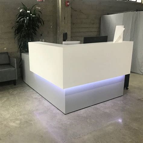 Los Angeles Reception Desk In Custom Finishes Reception Desk Custom