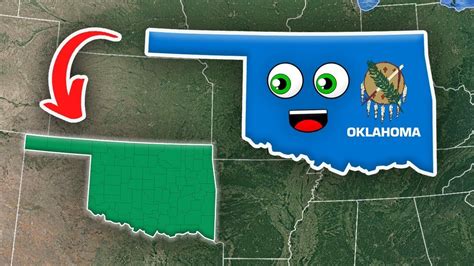 Oklahoma Counties And Geography 50 States Of America Realtime