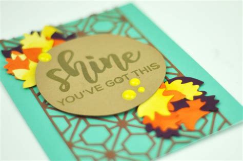 Spellbinders Shine Autumn Card Jen Gallacher