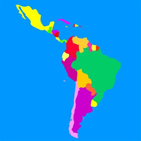 Mapa Am Rica Latina