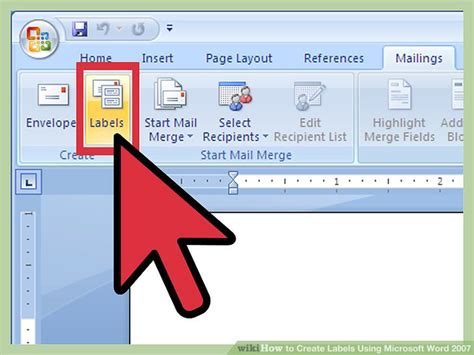 How to print labels in word. How to Create Labels Using Microsoft Word 2007: 13 Steps