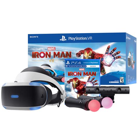 Combo De Realidad Virtual Sony Ps4 Vr Bundle Iron Man Plazavea