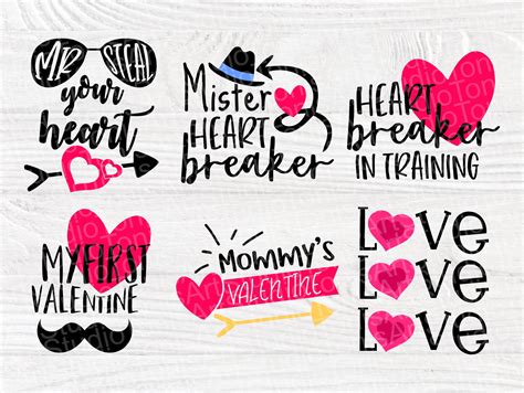 Valentine SVG Bundle | Kids Valentines Day | Love Svg | My First