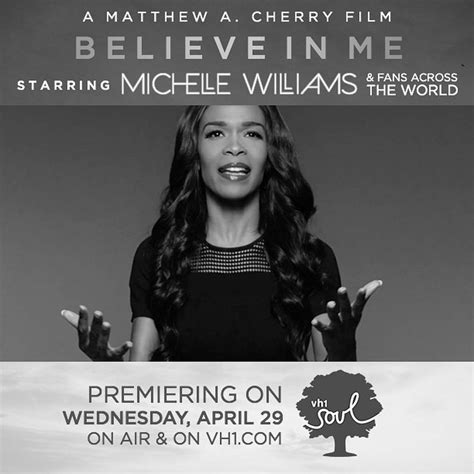 ‘believe In Me Video To Premiere On Vh1 Soul Unexpected Michelle