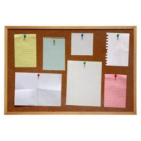 Softboard Core Brown Office Notice Pin Board At Rs 105square Feet In