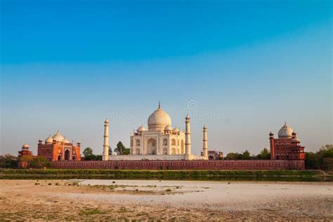 Taj Mahal Marble Mausoleum Agra Stock Photo Image Of Monument