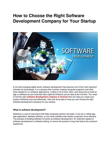 Ppt How To Choose The Right Software Development Company For Your