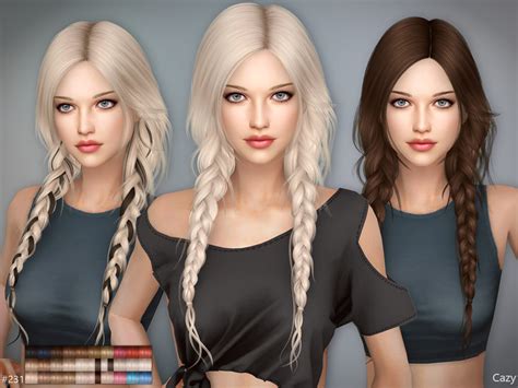 The Sims Resource Rose Female Hairstyle