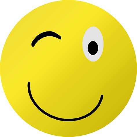 Clipart Wink Smiley