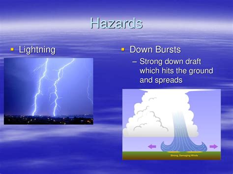 Life Cycle Classification Location Severe Thunderstorms Hazards Ppt