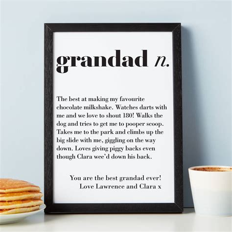 Best reviews guide analyzes and compares all grandad gifts of 2021. Personalised Grandad / Grandpa Print By Coconutgrass ...