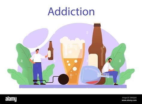 Addiction Concept Idea Of Medical Treatment For Addicted People Life