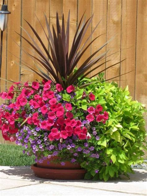 73 Fresh And Easy Summer Container Garden Flowers Ideas Decoradeas