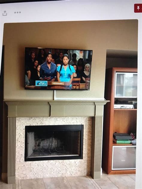 How To Hide The Cords On A Wall Mounted Tv Over Fireplace Wall Design