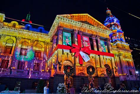 Christmas Decorations In Melbourne  Night Walk  The Nomadic Explorers