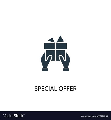 Special Offer Icon Simple Element Royalty Free Vector Image