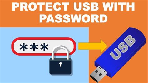 How To Password Protect A Usb Flash Drive Youtube