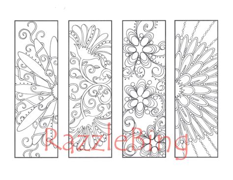 I like to have fun, make fun things…you know, create stuff! DIY Bookmark Printable Coloring Page-Zentangle inspired
