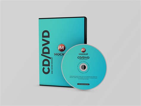 premium branding cd dvd disc cover mockup psd  mockup planet
