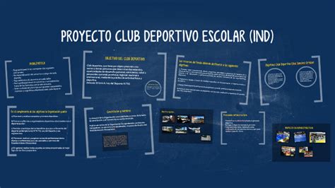 Proyecto Club Deportivo Escolar Ind By Daniela Soto Galdames On Prezi