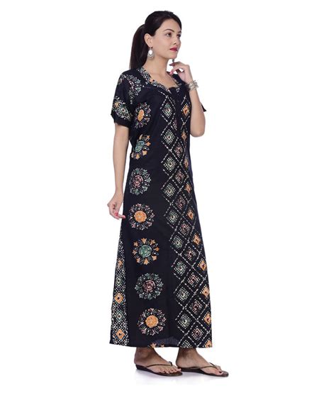 Buy Rajeraj Cotton Nighty And Night Gowns Blue Online At Best Prices In India Snapdeal