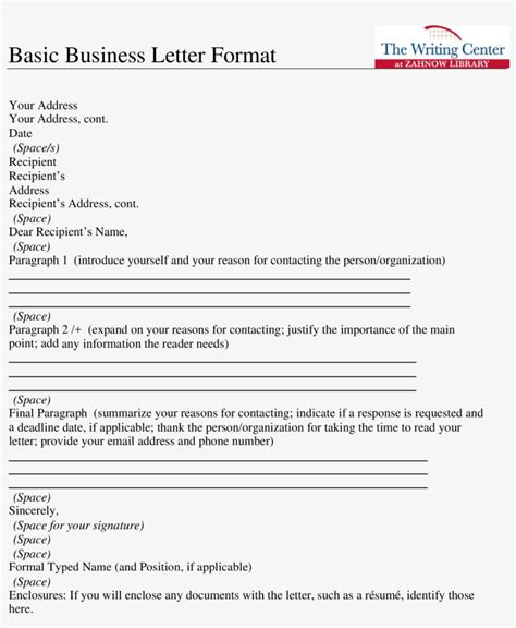 Business Letter Format For Multiple Recipients