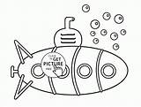 Submarine Coloring Transportation Printable Bubbles Funny Drawing Printables Getcolorings Hipster Getdrawings Wuppsy sketch template