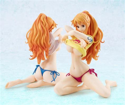 collectibles 33cm anime girl surfing nami anime action figures pvc toy can take off no box