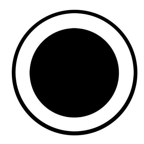 White Circle Outline Png Black Circle Inner Clipart Best Clipart Best