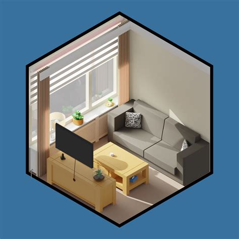 Isometric Room First Render Without A Tutorial Small Game Rooms