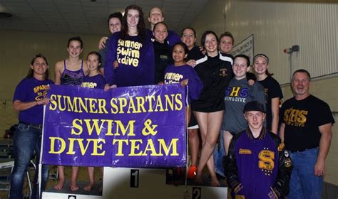 Spartan Swimmers Bring Home Second Place In Districts Sumner Girls