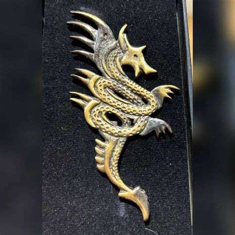 Celtic Welsh Dragon Kilt Pin Antique Finish 4welsh Dragon Etsy Uk