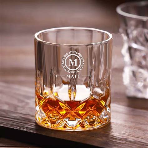 Personalised Whiskey Tumbler Engraved Whisky Glass 7oz With Etsy