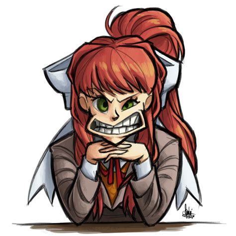 Just Monika Png Png Image Collection