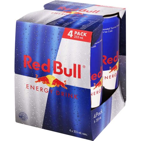 Buy Red Bull Energy Drink 355ml Cans 4pk Online At Nz