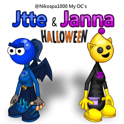 Jtte And Janna Halloween By Nikosautistic On Deviantart