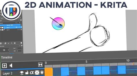 How To Animate In Krita D Animation Tutorial My Animation Process